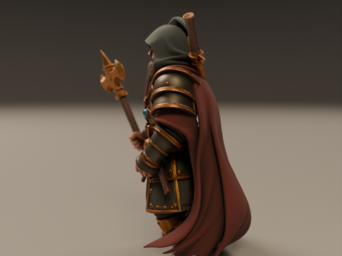 Warrior Modello di stampa 3D