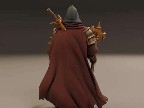 Warrior 3D Print Model
