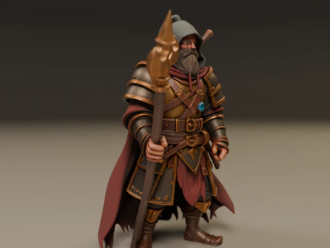 Warrior 3D Print Model