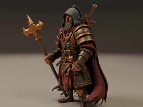 Warrior Modello di stampa 3D