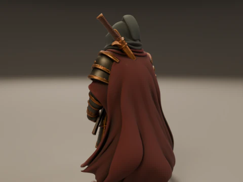 Warrior 3D Print Model