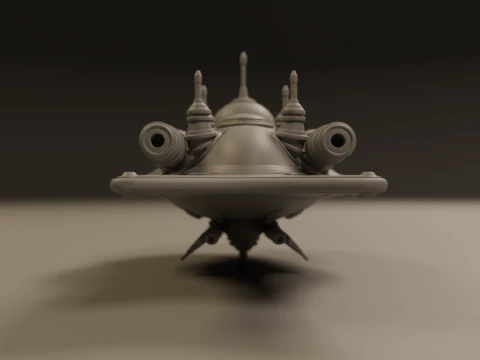 Spaceship 3D Print Model