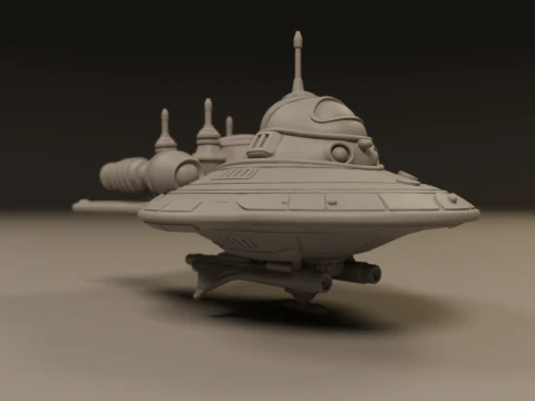 Spaceship 3D Print Model