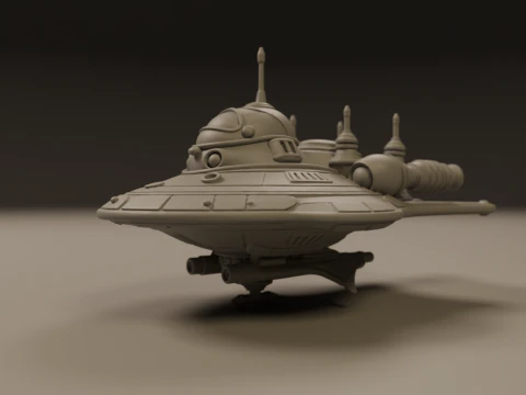 Spaceship 3D Print Model