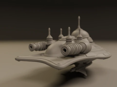 Spaceship 3D Print Model