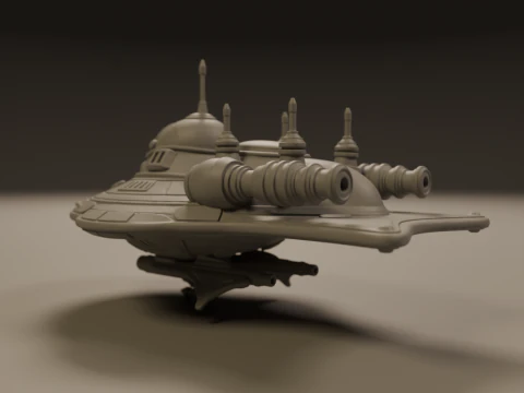 Spaceship 3D Print Model