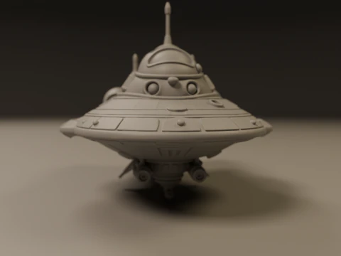 Spaceship 3D Print Model