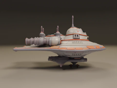 Spaceship 3D Print Model