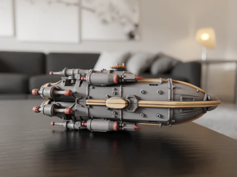 Ruimteschip 3D printmodel