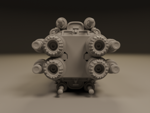 Spaceship 3D-Druckmodell