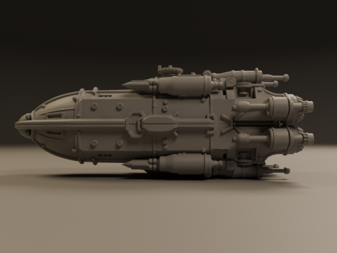 Spaceship 3D-Druckmodell