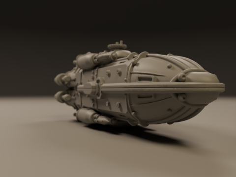 Spaceship 3D-Druckmodell