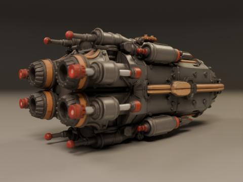 Spaceship 3D-Druckmodell