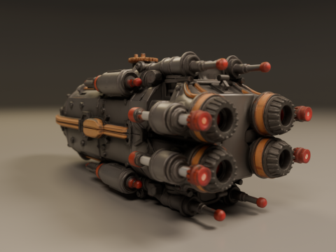 Spaceship 3D-Druckmodell