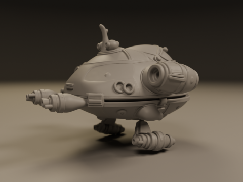 Spaceship 3D Print Model