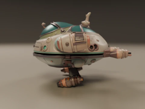 Spaceship 3D Print Model