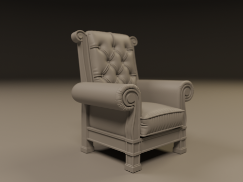 Armchair 3D Принт Модель