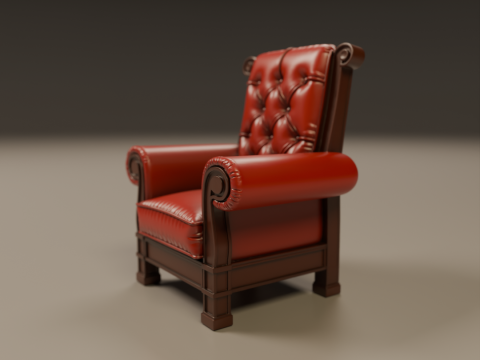 Armchair 3D Принт Модель