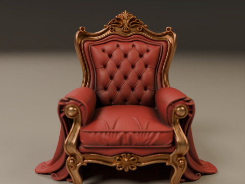 Armchair Modèles 3D en vedette