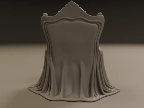 Armchair 3D Print Model