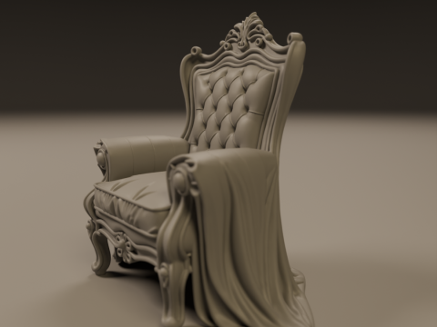 Armchair Modèles 3D en vedette
