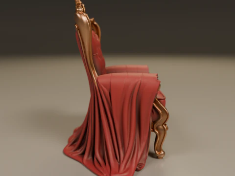 Armchair 3D Print Model