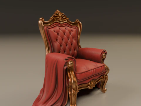 Armchair 3D Print Model