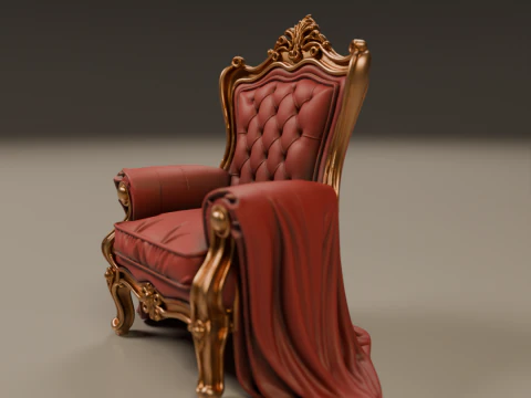 Armchair 3D Print Model