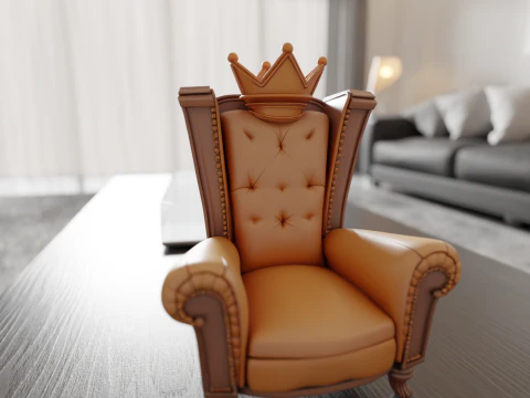 Armchair 3D Print Model