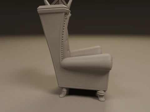 Armchair 3D Print Model