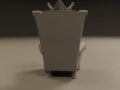 Armchair 3D Print Model