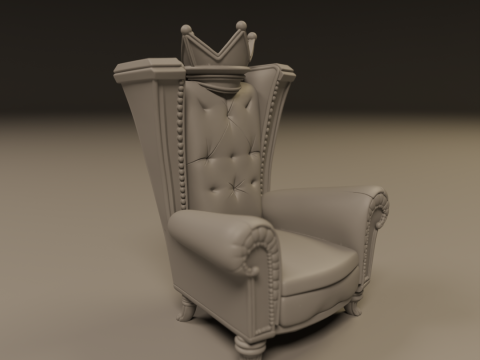 Armchair 3D 打印模型