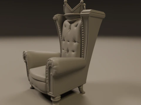 Armchair 3D Print Model