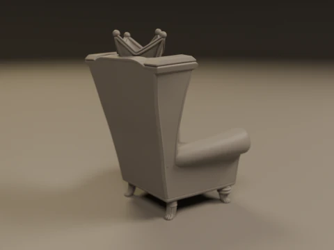 Armchair 3D Print Model