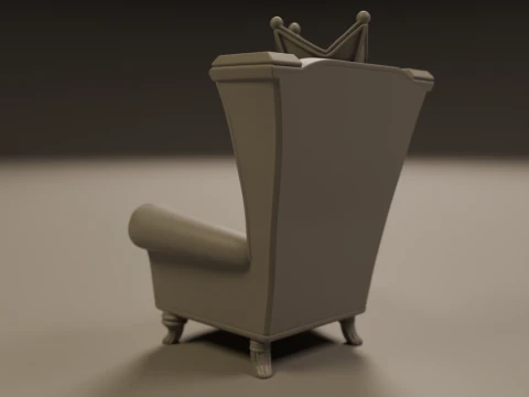 Armchair 3D Print Model