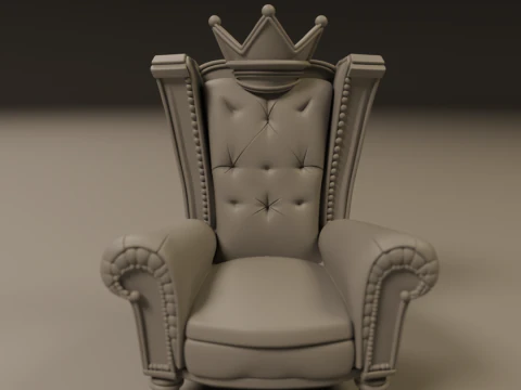 Armchair 3D Print Model