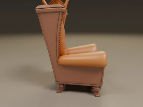 Armchair 3D Print Model