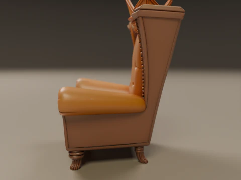 Armchair 3D Print Model