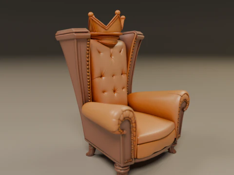 Armchair 3D Print Model