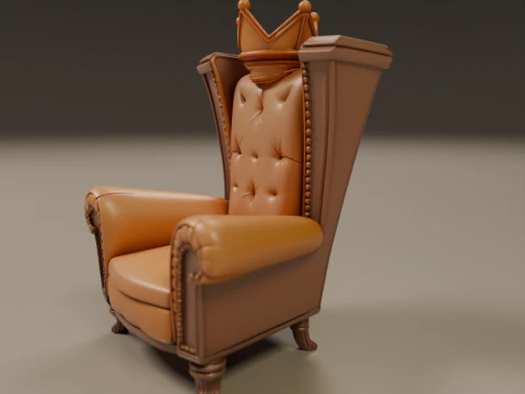 Armchair 3D Print Model