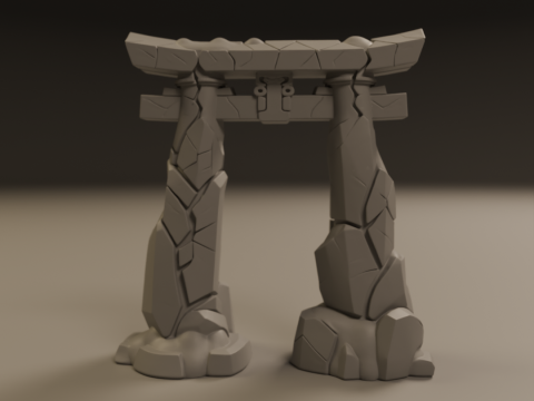 Japanese portal torii Modello di stampa 3D