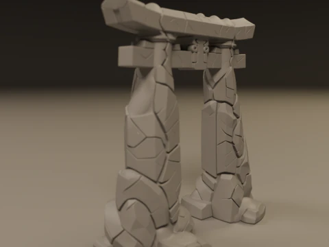 Japanese portal torii 3D Print Model