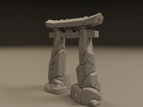 Japanese portal torii 3D Print Model