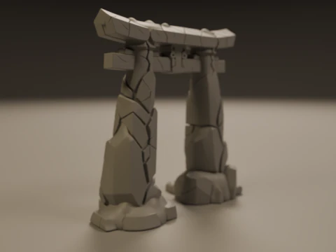 Japanese portal torii 3D Print Model