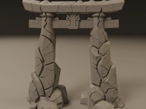 Japanese portal torii 3D Print Model