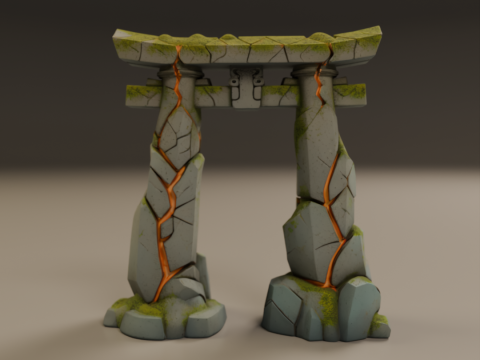 Japanese portal torii Modello di stampa 3D