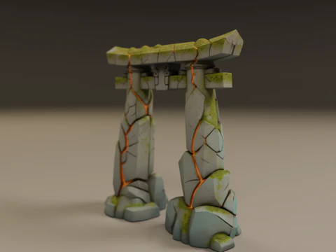 Japanese portal torii 3D Print Model
