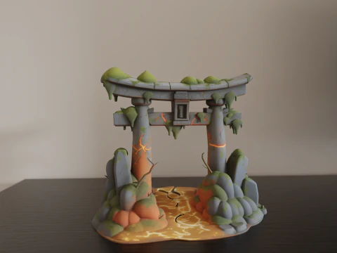 Japanese portal torii 3D Print Model