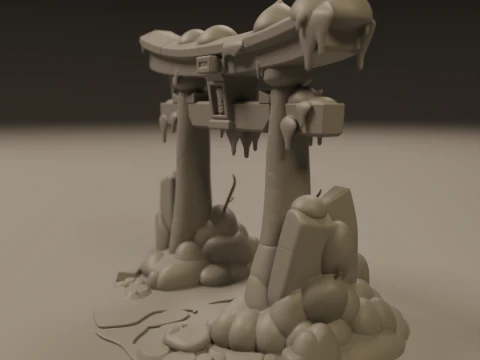 Japanese portal torii 3D Print Model