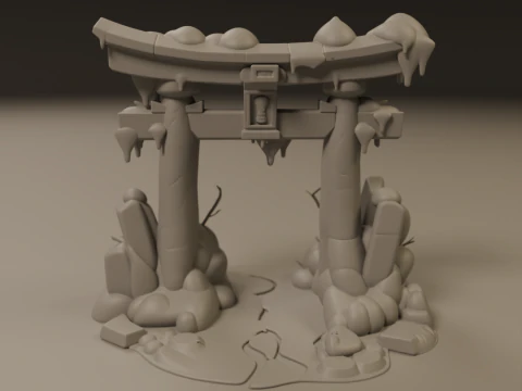 Japanese portal torii 3D Print Model